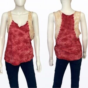 Free People Tie Dye Tank Top. Size L. P/M/A